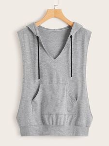 Tops con capucha de gimnasio activo para mujer con estilo Sudadera con capucha de gimnasio de diseño suave y cómodo con logotipo personalizado MOQ bajo para ropa de otoño - Product Image 4
