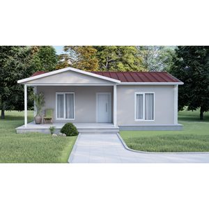 Solárium Prefabricado de Una Planta con Techo Triangular, Diseño Contemporáneo, Fácil Instalación, Techo de Lámina de Acero de Color para Uso en Soláriums - Product Image 3
