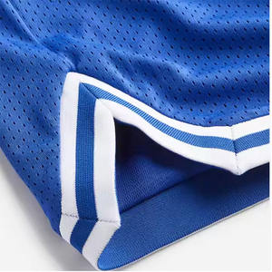 กางเกงขาสั้นชายหาดผ้าฝ้าย100% คุณภาพสูงสำหรับผู้ชายกางเกงขาสั้นพิมพ์ลายแถบด้านข้างพร้อมโลโก้สำหรับฤดูร้อน - Product Image 6