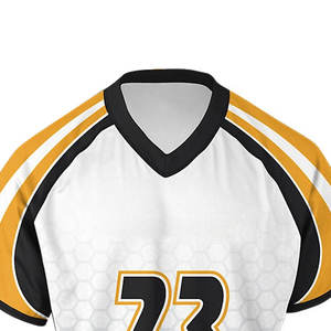 Maillot de lacrosse haute performance à manches courtes, tissu léger et respirant, maillot d'entraînement athlétique pour joueurs masculins - Product Image 5