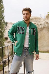 Prix compétitif Vestes d'université pour homme Logo professionnel imprimé Top tendance pour les vestes d'université pour hommes - Product Image 3
