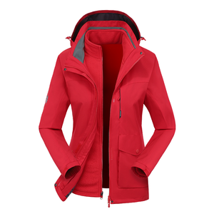 Veste décontractée fine pour femmes, printemps et automne, imperméable et coupe-vent, veste à capuche amovible pour le sport, vêtements de voyage - Product Image 2