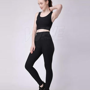 Conjunto de Yoga de 2 Piezas para Mujer, Personalizable, Resistente, Transpirable, de Spandex/Poliéster, Cintura Elástica, Estampado Frontal - Product Image 6