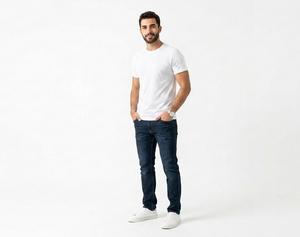 T-shirt basique 100 % coton, coupe classique – Toucher doux, fabrication Istanbul pour hommes et femmes, vente en gros, marque personnalisée - Product Image 4
