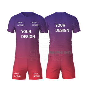 Ensemble d'entraînement de football, maillot d'entraînement, short, tissu léger et respirant, survêtement d'entraînement de football, logo personnalisé, haute qualité - Product Image 1