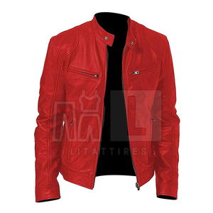 Chaqueta de Cuero Vacuno para Hombre, Nueva Colección, Alta Calidad, Transpirable, Resistente al Viento, Ecológica, Estilo Casual, Precio Razonable - Product Image 1