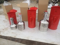 Mesures de test portables en acier inoxydable de type Seraphin de 5 gallons ou 20 litres + boîtier en fer
