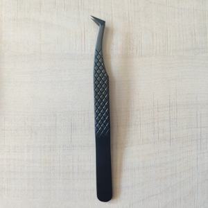 Pinzas profesionales para extensión de pestañas, puntas de fibra, Etiqueta Privada, pinzas de volumen de 90 grados para extensión de pestañas - Product Image 5