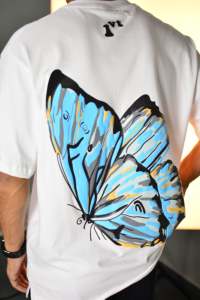 Camiseta extragrande de algodón pesado 100% para hombre, Camiseta holgada de secado rápido con estampado personalizado, Media manga corta, diseño de hombro caído, personaje - Product Image 6
