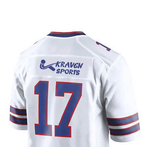 Nouveau maillot de football américain professionnel 2026 disponible en différentes couleurs, col en V, manches courtes, maillot de football américain - Product Image 5