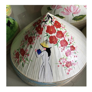 Sombrero Tradicional Vietnamita Non La, Hermoso Sombrero de Granjero Vietnamita, Artesanía, Listo para Enviar - Product Image 5