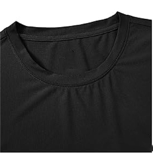 Conjunto de camiseta negra de alto rendimiento para hombre con pantalones cortos a juego, tamaño y diseño personalizados, precio al por mayor - Product Image 6