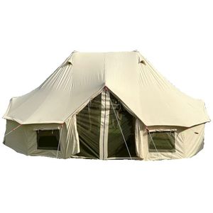Emperor Bell <b>Tent</b> 100% Waterproof Cotton Canvas Best for Outdoor Camping Luxury Style Party 6X4M - Product Image 1