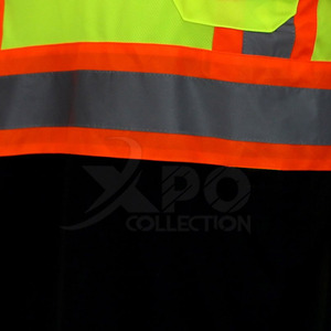 เสื้อกั๊กนิรภัย Hi VIS เสื้อยืดสะท้อนแสงสำหรับการก่อสร้างเสื้อยืดสไตล์สบาย - Product Image 6