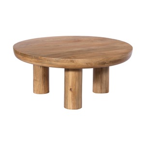 โต๊ะกาแฟไม้มะม่วงทันสมัยน้ำหนักเบาทนทานพกพาปรับความสูงได้เฟอร์นิเจอร์บ้านตกแต่งห้องนั่งเล่น - Product Image 3