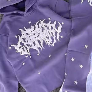 Vente en gros de survêtements 100% coton bouffant avec impression logo personnalisé de jogging d'entraînement à capuche respirant de meilleure qualité pour l'hiver - Product Image 6