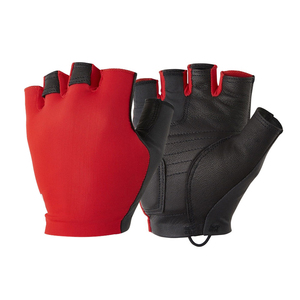 Gants de cyclisme à doigts courts avec logo personnalisé, gants de sport antichoc et antidérapants avec rembourrage en gel pour le vélo de montagne - Product Image 1