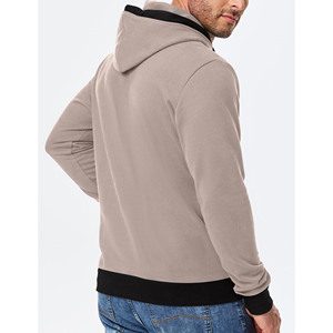 2025 sudaderas con capucha contrato personalizado Stitch Pullover Oversize lavado desgastado agujero gota hombro Sudadera con capucha 100% algodón sólido - Product Image 4