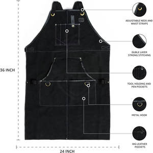 ผ้ากันเปื้อนคุณภาพสูง ดีไซน์ล่าสุด ปลอดภัย สำหรับผู้ชาย ขายส่งจากโรงงานโดยตรง ราคาถูก - Product Image 4