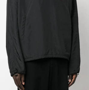 Chaqueta Cortavientos Impermeable con Capucha Estilo Vintage de Nailon Arrugado, Transpirable, Resistente al Agua, Cortavientos para Exteriores - Product Image 5