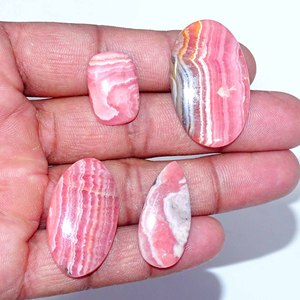 หินควอตซ์ธรรมชาติแบบโรโดโครไซต์ทรงหลวมสำหรับทำเครื่องประดับ - Product Image 5