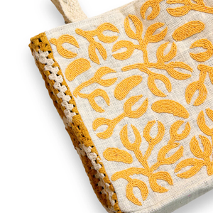 2025 Trending Bohemian Women's Colorful Cotton Rug Tote Bags Fabricante indio abierto para viajar a la playa por glowin fashion - Product Image 5