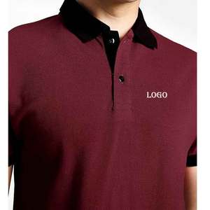 Camisetas Polo para Hombre Tallas S M 4XL disponible OEM streetwear ropa de moda transpirable a rayas para hombre Camisas Polo lisas - Product Image 4
