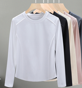 Camisa de las mujeres señoras Fitness Casual Top transpirable peso ligero Sexy suelta mujeres camisa de manga larga blusas de las mujeres camisas - Product Image 5