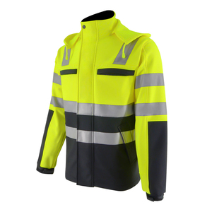 Customized High Visibility Winter <b>Jacket</b> Industrial Construction Reflective Safety Workwear Cotton Polyester <b>Jacket</b> - Product Image 2