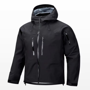 Top Trending Hombres Deportes Casual Softshell Cremallera Chaquetas al aire libre Cortavientos repelente al agua Invierno Camping Chubasquero con capucha - Product Image 1