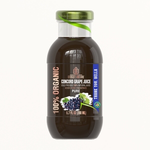 100% ענבים אורגני טבעי קונקורד מיץ ענבים אורגני טבעי nfc של 200 מ "ל/300 מ" ל/750 מ "ל/בקבוק 1l - Product Image 1