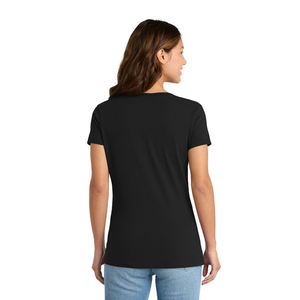 Camiseta de Algodón con Cuello en V para Mujer, Estilo Simple y Cómodo, Ideal para el Trabajo o Atuendos Casuales - Product Image 5