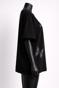 Camiseta Gráfica Oversize para Mujer, Impresión Personalizada, Algodón Premium, Estilo Casual Urbano, OEM ODM, Venta al Por Mayor - Product Image 3