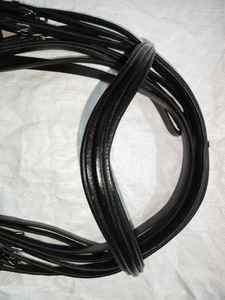 ADEEFA Premium Quality Leather Weymouth Horse <b>Bridle</b> Stainless Steel Hardware Plain Brow Band Leather Reins Custom Sizes Horse - Product Image 5