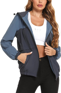 Chaquetas Impermeables Reversibles con Capucha para Mujer, Transpirables, de Secado Rápido, Resistentes al Viento, con Cremallera, Personalizables OEM, para Invierno - Product Image 6