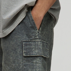 Pantalones Cortos para Hombre de Material Transpirable y Ajustable con Diseño de Logotipo Personalizado, Precio al por Mayor, Servicio OEM, con Bolsillo Lateral, Ropa Casual 2026 - Product Image 2