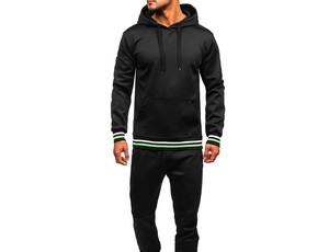 Survêtements d'hiver imprimés pour hommes grandes tailles, vêtements de sport sur mesure, haute qualité, marque privée, vente en gros - Product Image 5