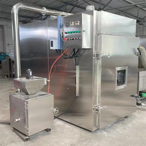 Machine à fumer automatique commerciale pour viande et saucisses, en acier inoxydable 304, capacité 30-1000 kg, multifonction, pour bœuf et poisson, avec moteur de fumage - Product Image 3