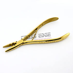 Pince à sertir pour extensions de cheveux de qualité supérieure 2 trous Microbilles Pince d'extension I-Tip Perle Serrage et retrait Application Antidérapante - Product Image 3