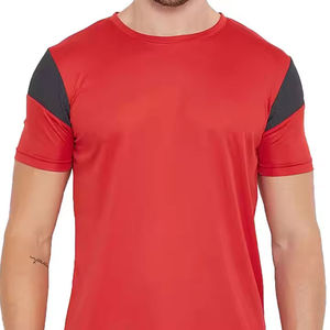 Camisetas de hombre de alta calidad Color sólido hombres camiseta logotipo personalizado 100% algodón Casual manga corta cuello redondo Camiseta para adulto - Product Image 6