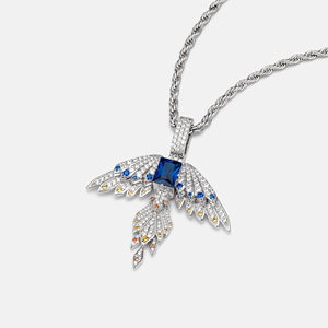 Pendentif personnalisé de qualité supérieure en alliage plaqué or avec cristaux CZ - Product Image 5