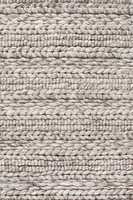 Tapis tissé à la main en laine de style nordique, élégant blanc avec motif texturé, réversible et lavable pour les intérieurs de la maison