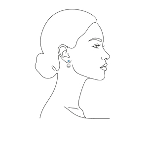 New arrival 925 STERLING <b>SILVER</b> 4 MM BLUE ZIRCON STONE 8 MM WHITE SHELL <b>PEARL</b> STUD <b>EARRINGS</b> From Turkey - Product Image 3