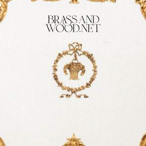 Parasol de Chimenea de Latón Dorado Estilo Barroco de Lujo y Juego de Herramientas a Juego - Product Image 2