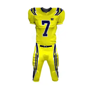 Uniforme de fútbol americano al por mayor de alta calidad Uniforme de fútbol americano de precio barato de fabricante alto - Product Image 3