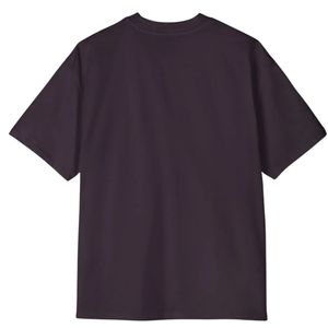 High Quality Customizable Logo Front Plus Size <b>Men's</b> Casual <b>T</b>-<b>shirt</b> <b>purple</b> color220gsm 100% Organic Cotton Breathable Blank - Product Image 1