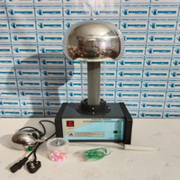 Generador Van de Graaff Motorizado |   Equipo de Experimentación Electrostática de Acero Inoxidable |   Modelo Educativo para Laboratorio de Física