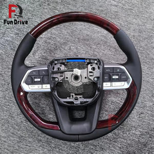 Volant en bois cousu à la main, très vendu, pour Allion Premio LC300 Vios Harrier Hilux Vigo 79 Series Raize Avalon <span class=keywords><strong>Aqua</strong></span> - Product Image 5