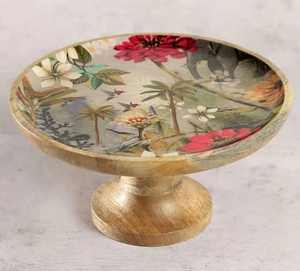 Luxury Eco-Friendly Rounded <b>Wooden</b> <b>Cake</b> Serving Stand Sticker Printed Design Hotel Home Tabletop <b>Cake</b> Decoration Premium <b>Cake</b> - Product Image 6