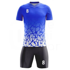 Kit de fútbol en blanco personalizado, ropa de fútbol para jóvenes y adultos, uniforme de equipo con impresión de número de logotipo, ropa deportiva, conjunto de pantalones cortos - Product Image 1